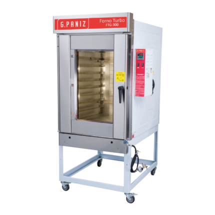 Horno G.Paniz Turbo 10 Bandejas FTG-300 con Bandejas 58 x 68 Perforadas