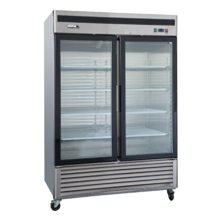 Freezer Acero Inox. 2 Ptas Vidrio Vf2Ps-1400V Ventus - imagen 2