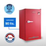 Frigobar Retro 90 Lts LFB-90R Rojo Libero - imagen 2