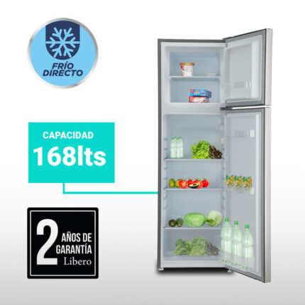Refrigerador Top Mount Frio Directo LRT-200DFI 168 Lts. Libero - imagen 2