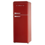 Refrigerador retro frió directo 204 Lts. Rojo Libero - imagen 3
