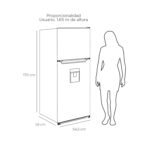 Refrigerador Top Mount No Frost 255 LTS LRT-265NFNW Libero - imagen 3