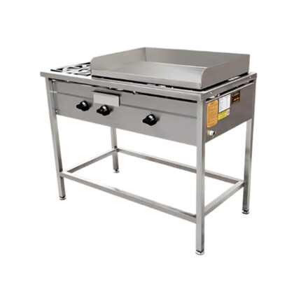 Plancha Churr Ai 50X70Cm Con 2Q A Gas Ch702Qc Cousiño - imagen 2