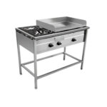 Plancha Churr Ai 50X70Cm Con 2Q A Gas Ch702Qc Cousiño - imagen 3