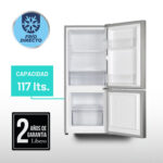 Refrigerador bottom freezer frio directo 117 lts LRB-140DFI INOX Libero - imagen 2