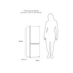 Refrigerador bottom freezer frio directo 117 lts LRB-140DFI INOX Libero - imagen 3