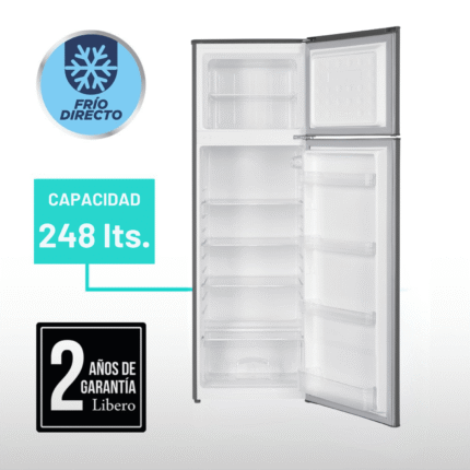 Refrigerador top mount frio directo 248 lts LRT-265DFI Libero - imagen 2