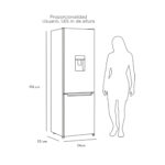 Refrigerador bottom freezer frio directo 262 lts LRB-270SDNW NEGRO libero - imagen 3