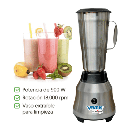 Licuadora 2,0 Lts De Alta Velocidad, Inox, Vaso En Acero Inox, Li2 By Skymsen Ventus - imagen 2