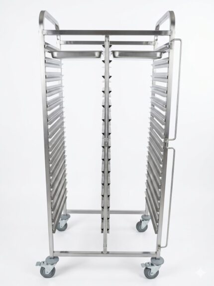 Carro Bandejero Doble 30 Bandejas GN 1/1 -740x550XH1700 ITA
