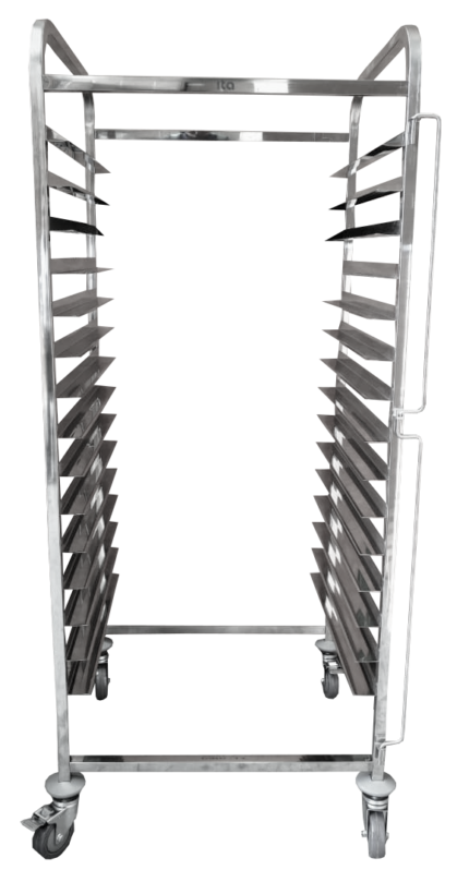 Carro Bandejero Panadería 15 Bandejas 711×670×H1700 - Bandeja 65x65cm ITA