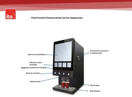 Máquina Expendedora de Café - 4 Sabores Automática - ITA