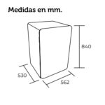 MINIBAR RETRO 116 LT. NEGRO 3