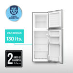 Refrigerador top mount frio directo 130 Lts LRT-160DFI INOX Libero - imagen 2