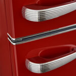 Refrigerador retro frio directo 300 LTS LRB-310DFRR Rojo Libero - imagen 3