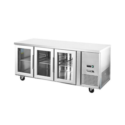 Mesón Refrigerado 3 Ptas De Vidrio VMR3PS-420V Ventus - imagen 2