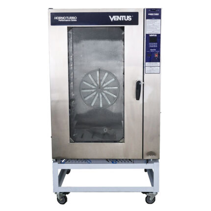 Horno convector inox gas PRP-12000 PRO + BANDEJAS Ventus