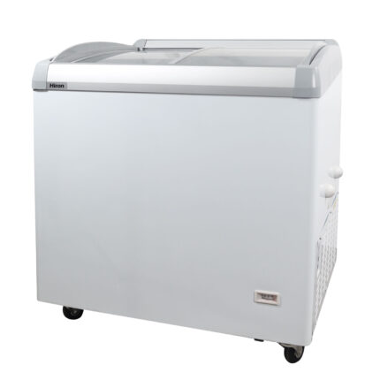 Conservadora horizontal vidrio curvo SD-200A Hiron - imagen 2