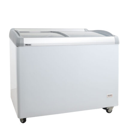 Conservadora horizontal vidrio curvo SD-300A Hiron - imagen 2