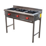Anafe INOX 3 platos alto Gas Licuado VAAG-3P VENTUS - imagen 3