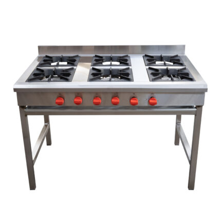 Anafe INOX 6 platos alto Gas Licuado VAAG-6P VENTUS - imagen 2