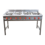 Anafe INOX 8 platos alto Gas Licuado VAAG-8P VENTUS - imagen 2