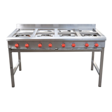 Anafe INOX 8 platos alto Gas Licuado VAAG-8P VENTUS - imagen 2