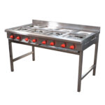 Anafe INOX 8 platos alto Gas Licuado VAAG-8P VENTUS - imagen 3