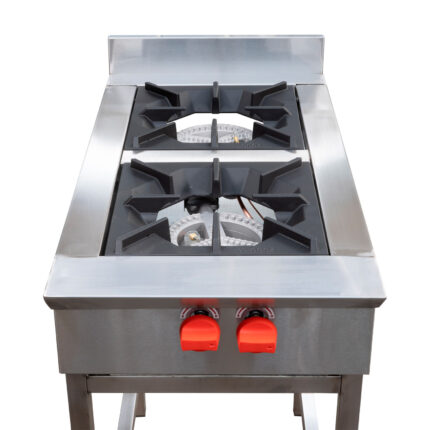 Anafe INOX 2 platos alto Gas Licuado VAAG-2P VENTUS - imagen 2