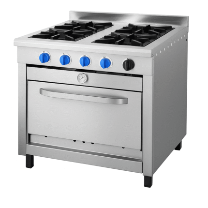 Cocina 4 platos INOX 58x65 Gas Natural VCG-4AI GN VENTUS - imagen 2