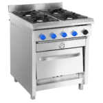 Cocina 4 platos INOX 50x50 Gas Licuado VCG-4P50 GLP VENTUS - imagen 2