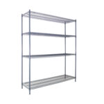 Estanterias 152x45x180Cm Epoxica Anti Bacterial Recubierta Ver-15246 Amc - imagen 2