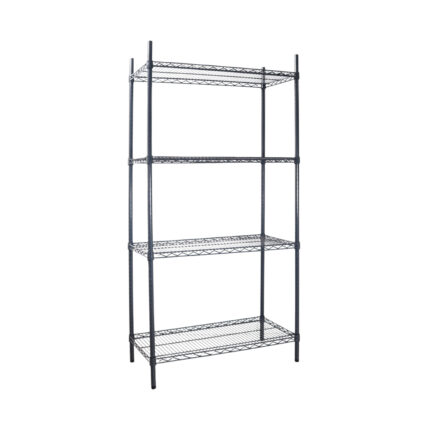 Estanterias 91x45x180Cm Epoxica Anti Bacterial Recubierta Ver- 9146 Amc - imagen 2