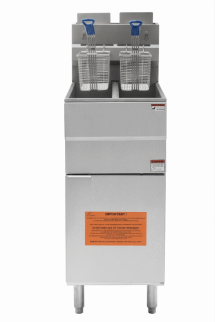 Freidora deposito doble y 2 canastos GN VFP2D-20L2 Ventus 2