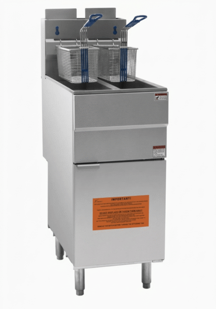 Freidora deposito doble y 2 canastos GN VFP2D-20L2 Ventus