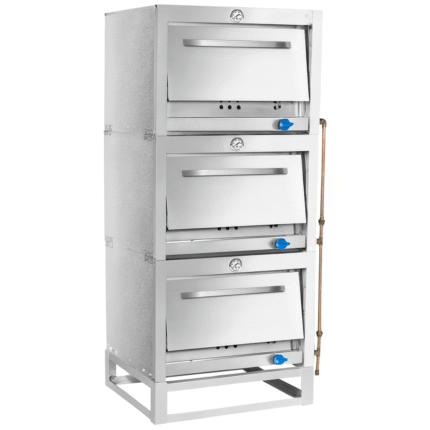 Horno 3 Cámaras INOX 58x65 Gas Licuado VHG-3C VENTUS - imagen 2