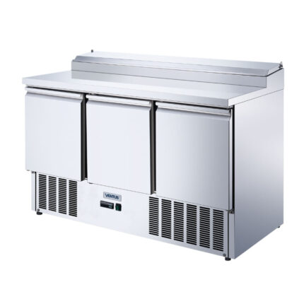 Meson Saladette 3 Ptas Cub.Acero Inox. VMRSL-375 BENEFIT S/S Ventus - imagen 2