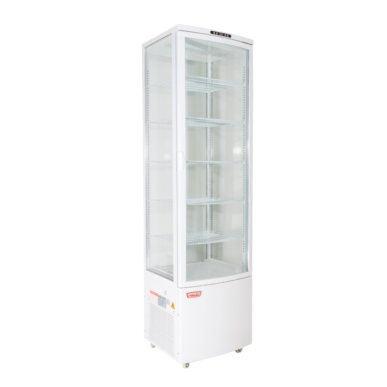 VP288B-1.jpg Vitrina pastelera vertical 288 lt. Blanca