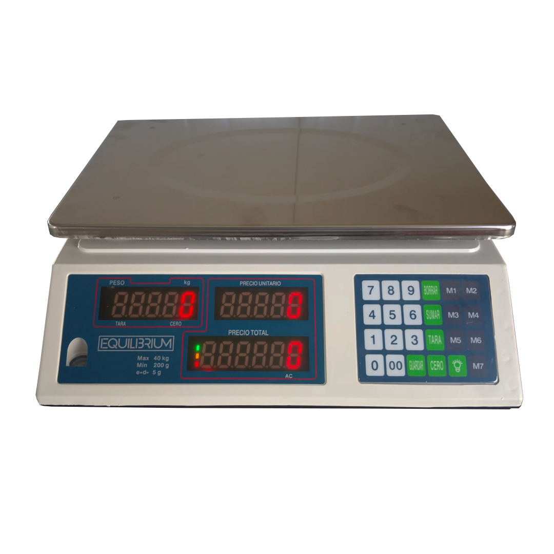 Balanza PPI EQM BQA-40 LED 40Kg/5g Balanza PPI EQM BQA-40 LED 40Kg/5g