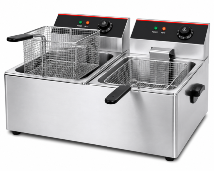 Freidora Eléctrica ITA 2 Depósitos 8+8LT