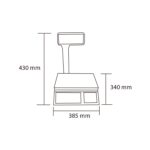 Balanza Electronica 30 KG. Visor lateral - imagen 3