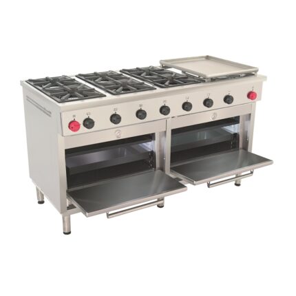 Cocina 6Pl. + 2 horno + Chq.Grande GN - imagen 2
