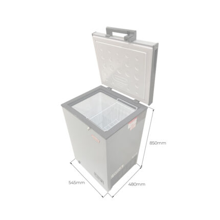 CONGELADOR DUAL 100 LTS. GRIS - imagen 2