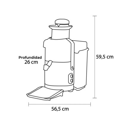 Extractor de jugo Robot Coupe J80 Buffet - imagen 2