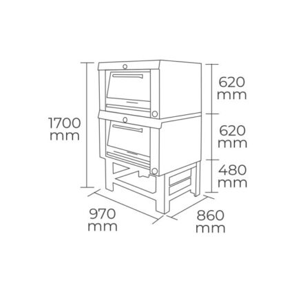 Horno 2 Camara Alta GN - imagen 2