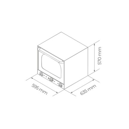 Horno Convector 4 B. Vapor + Grill - imagen 2