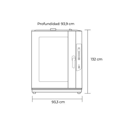 HORNO CONVECTOR DIGITAL 10 BDJ. GLP - imagen 2