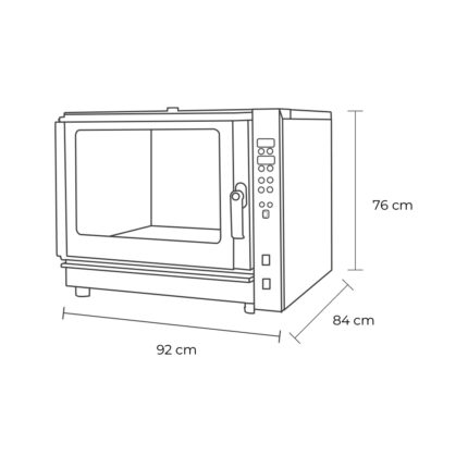 HORNO CONVECTOR DIGITAL ELECTRICO 5 BDJ. - imagen 2