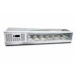 Vitrina de Sushi Curva 1529 mm. Blanca - imagen 3