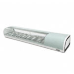 Vitrina de Sushi Curva 1800 mm. Blanca - imagen 2